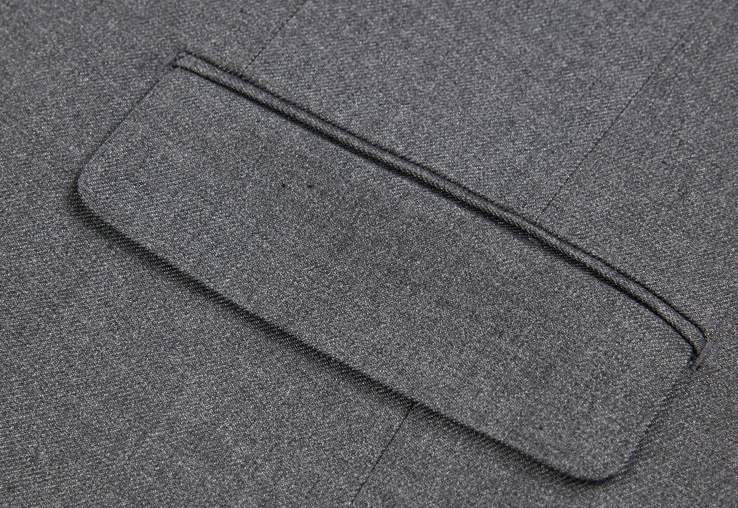 訂制西服 西服定制男士西服衣襟口袋細(xì)節(jié)展示